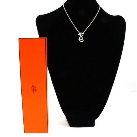 hermes pendant ebay|authentic Hermes pendant necklace.